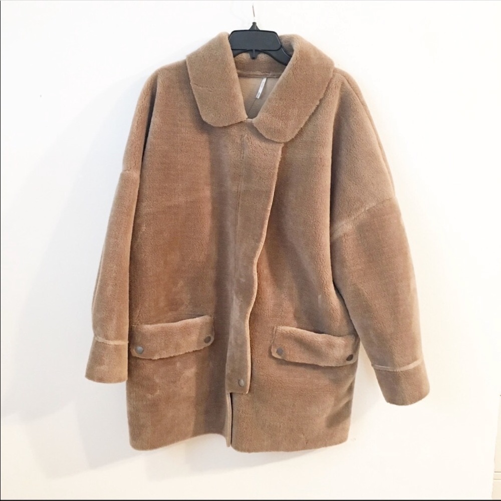 FREE PEOPLE | Lindsay Faux Sherpa Fur Coat